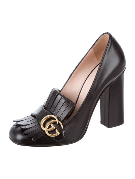 gucci marmont pump replica|gucci marmont platform pumps.